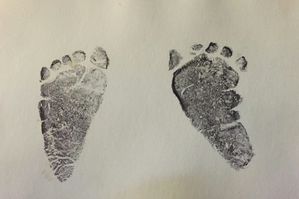 Robert's footprints