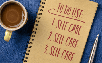 A self-care to-do list.